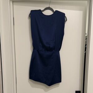 Amanda Uprichard Navy Mini Dress
